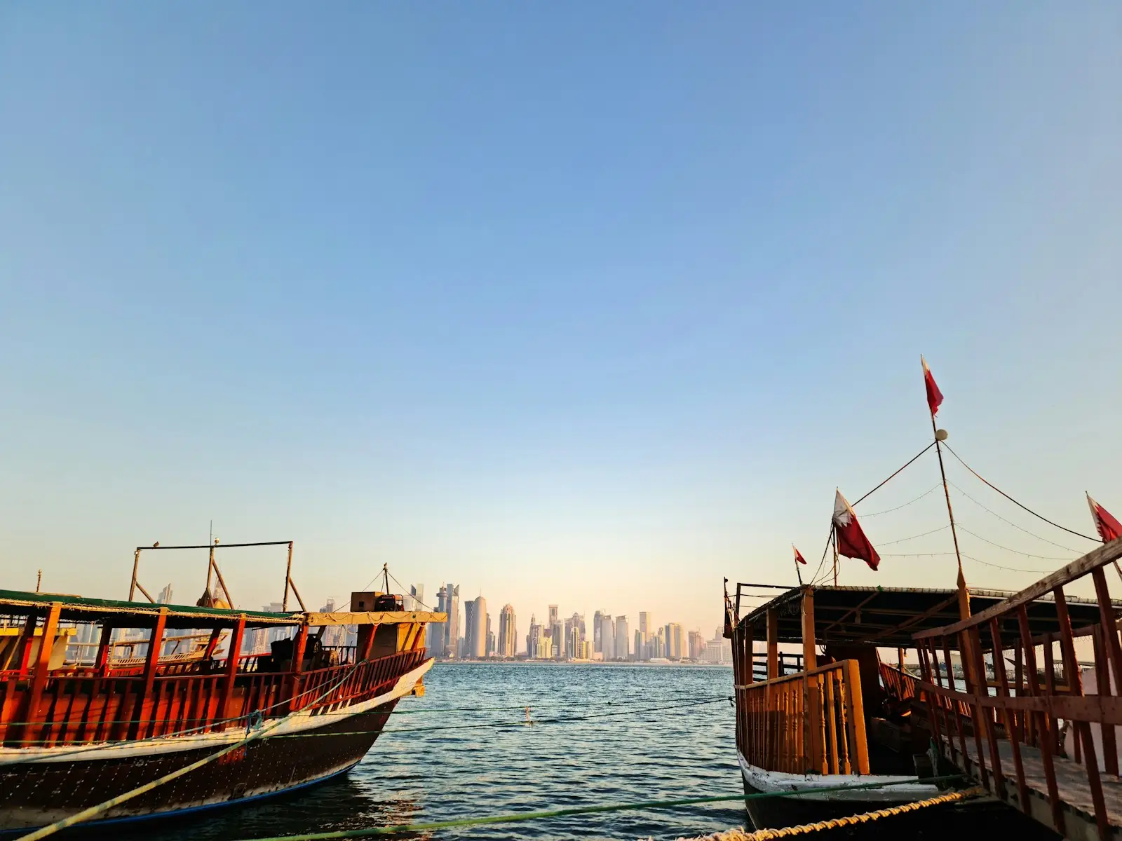 Traditional dhow sunset cruise from The Pearl