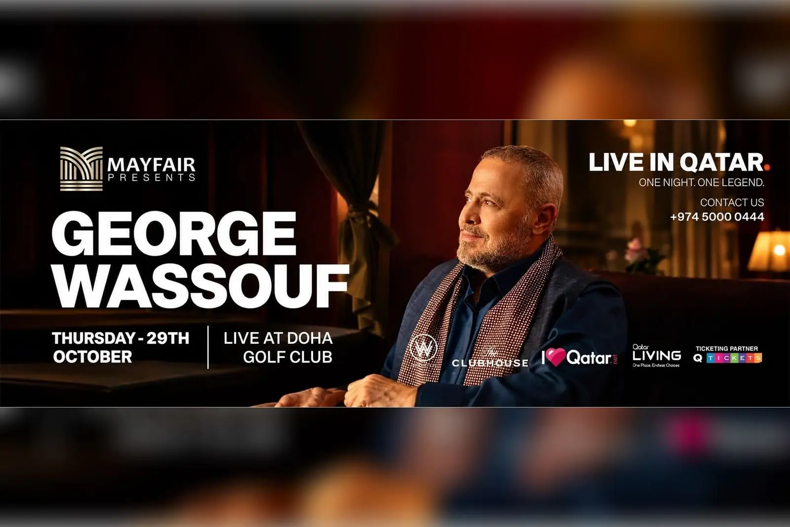 Mayfair Presents: George Wassouf Live