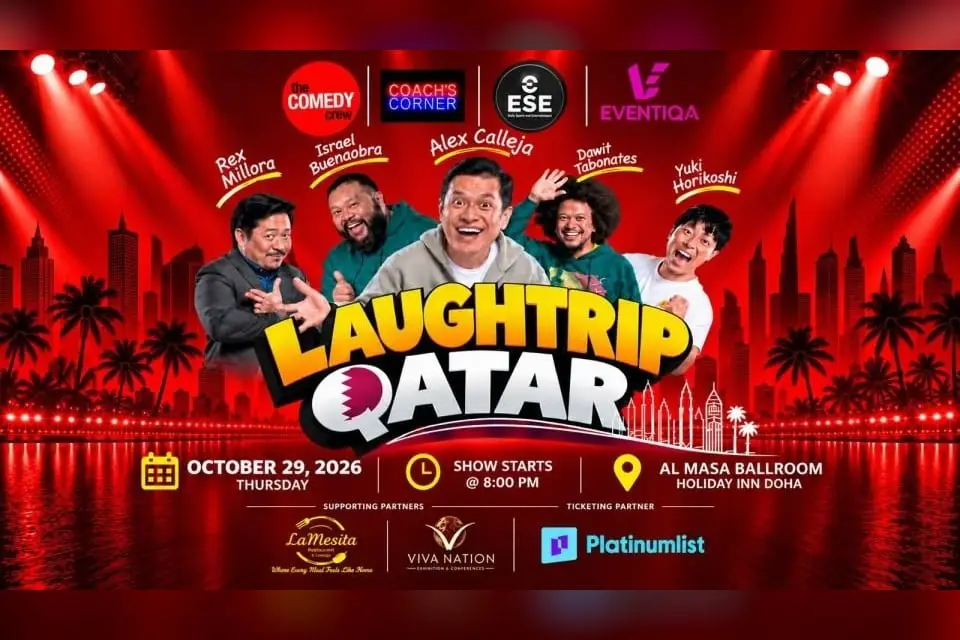 Laughtrip in Qatar with Alex Calleja and Comedy Crew