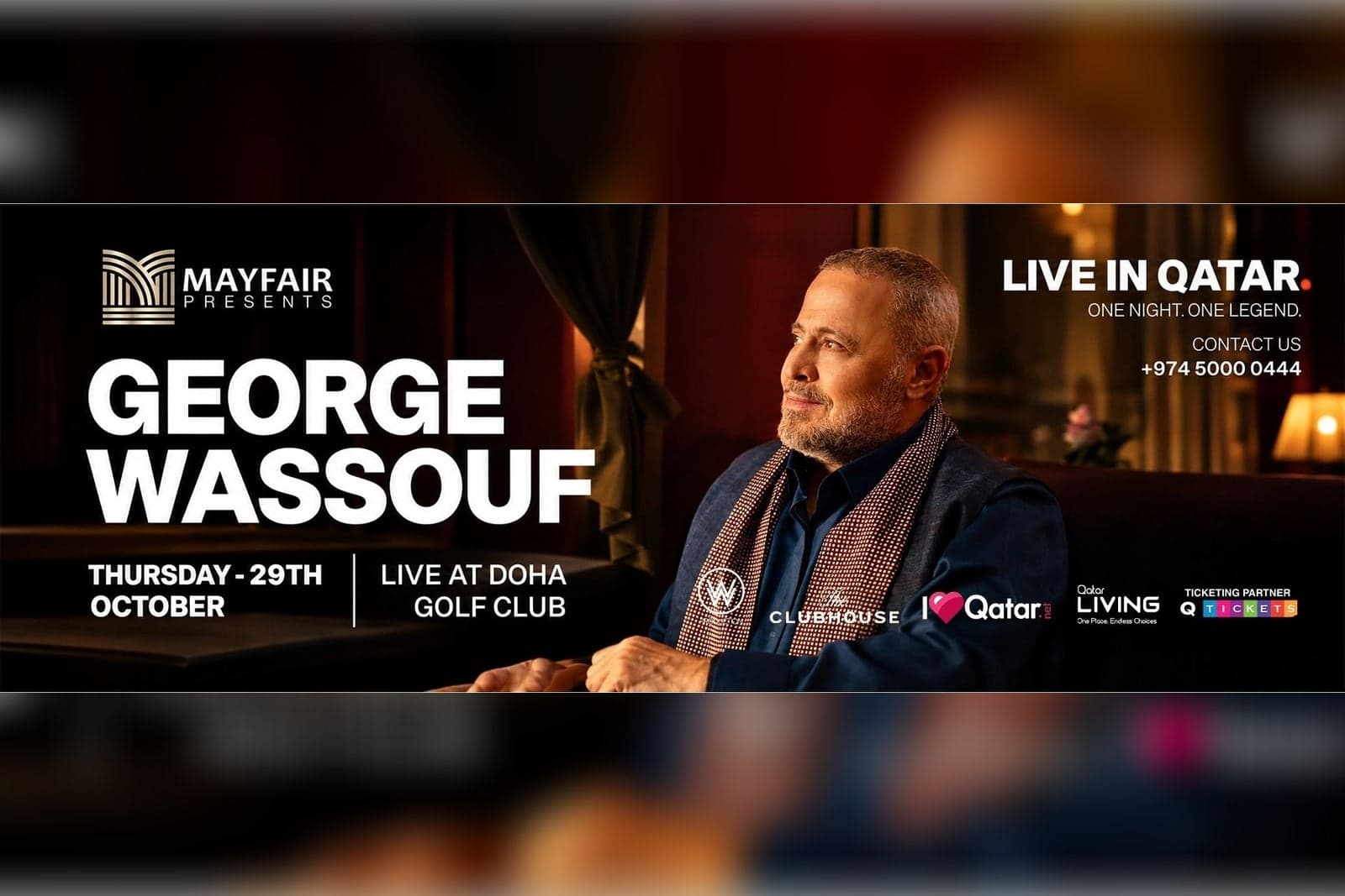 Mayfair Presents: George Wassouf Live