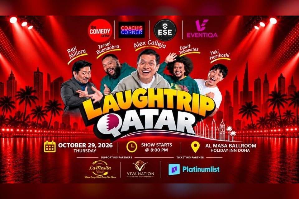 Laughtrip in Qatar with Alex Calleja and Comedy Crew