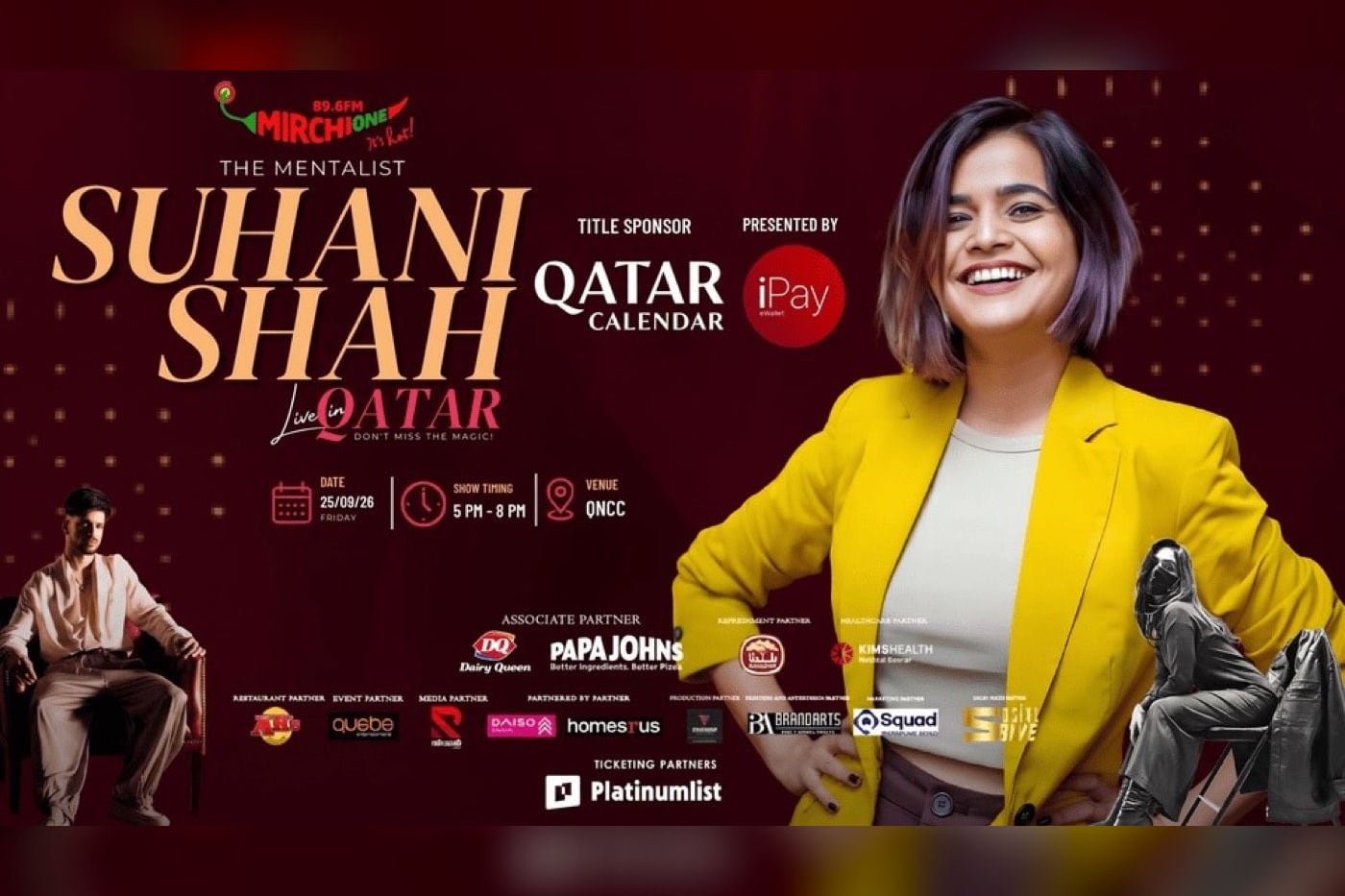 The Mentalist Suhani Shah Live in Qatar